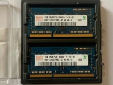 HYNIX MEMORIA RAM 2 x 1GB 1Rx8 PC3 8500S DDR3 1066