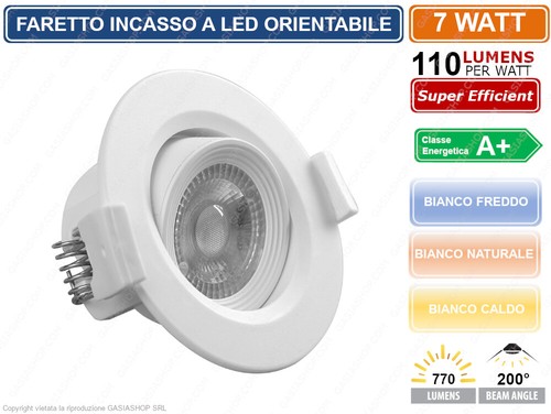 Faro faretto led incasso - faro,