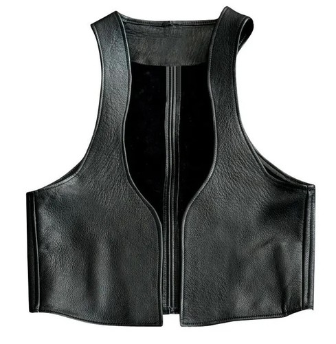 Gilet barista vera pelle - in,