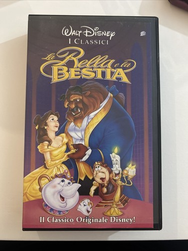 Vhs bella la bestia - vhs, e