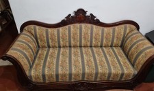 DIVANO A BARCA LUIGI FILIPPO META' 800 MINIMO RESTAURO