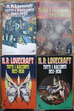 Lovecraft Tutti racconti 1897 1923 1927 1931 lotto libri horror Oscar narrativa