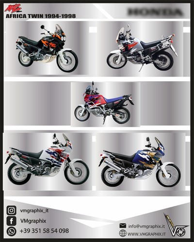 Adesivi africa twin xrv750 - adesivi,