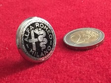 ALFA ROMEO MILANO 28MM LOGO SIGLA EMBLEMA FREGIO STEMMA SCRITTA TARGHETTA BADGE
