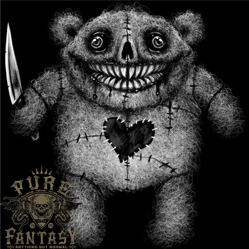 Zombie teddy bear - zombie, con