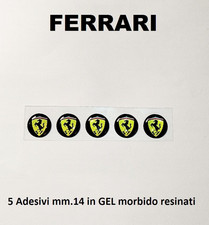 FERRARI 5 Adesivi mm.14 in GEL