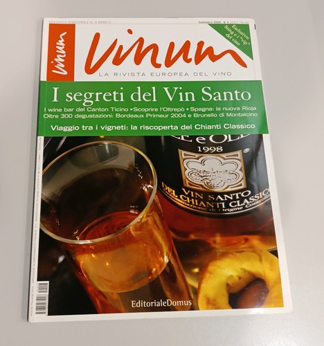 Rivista vinum 2005 - vin, santo