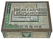 Scatola latta vintage Torrone
