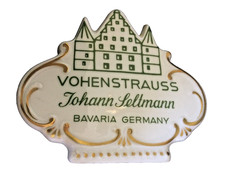 Targa In Porcellana Smaltata