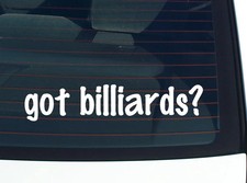 hai il biliardo? DECALCOMANIA