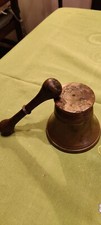 Antico mortaio da farmacista in bronzo