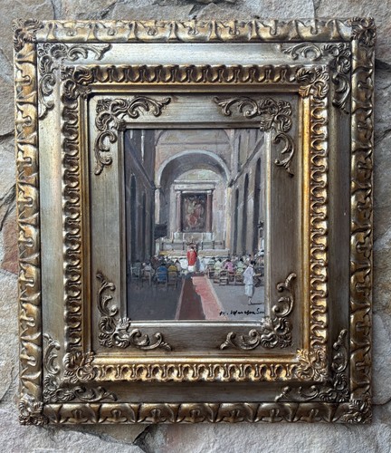 Quadro interno chiesa - -interno, chiesa-