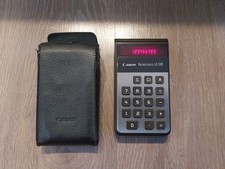 CANON PALMTRONIC LE-100 Calcolatrice A LED rossi Vintage