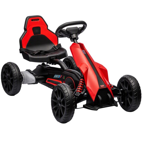Homcom kart elettrico - go,