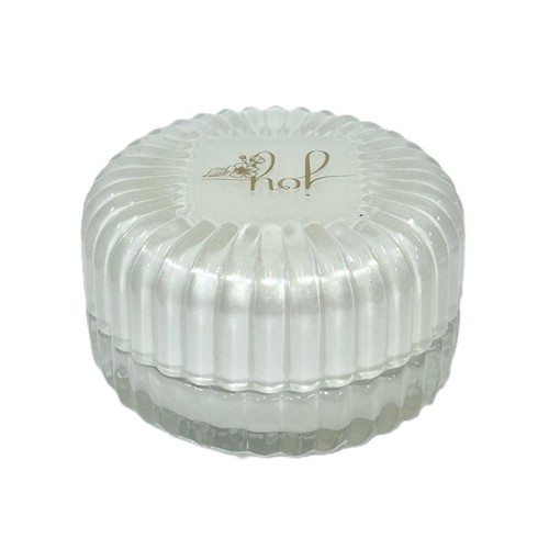 Scatola vetro bianco con - in,