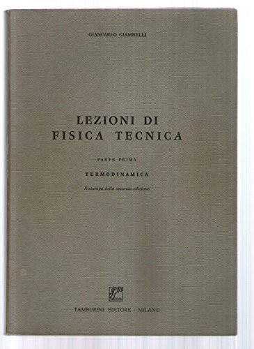 Lezioni fisica tecnica - lezioni, di