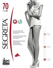 Calza Donna Ibici Segreta 70 den con Tallone anatomico e punte rinforzate