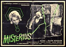 MISTERIUS Les magiciennes GEMELLE KESSLER RARA FOTOBUSTA ORIGINALE AFFICHE '61 3