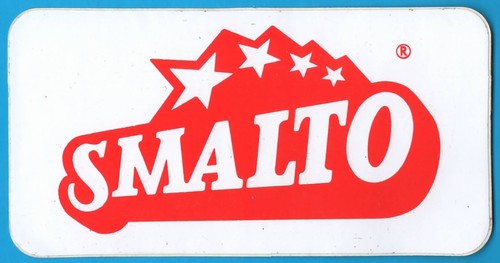 Smalto adesivo sticker vintage