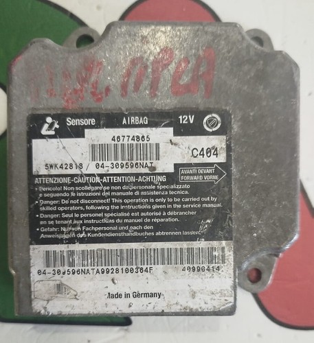 Centralina modulo airbag fiat - centralina,