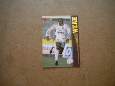 calciatori figurina card george weah milan edizione panini 1999