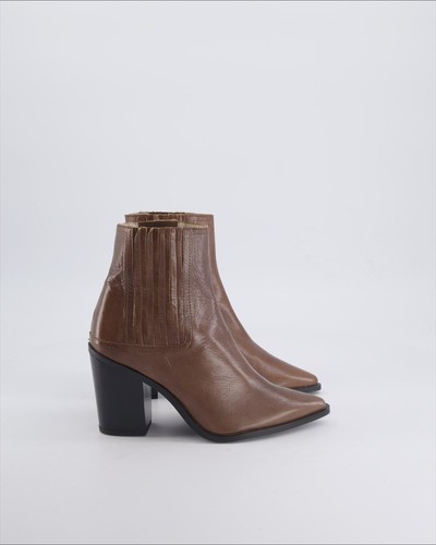 Stivaletto zara pelle verde - verde, 36