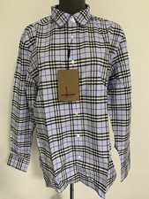 Camicia uomo Burberry blu nera