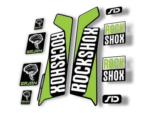 Adesivo decalcomania rock shox - decalcomania,