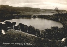 dp592 cartolina monticchio visto dalla badia s.michele potenza