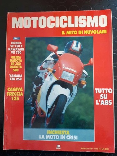 Motociclismo settembre 1987 - motociclismo,