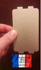Plaque de protection mica, cache guide pour micro onde 64mm X 107 mm