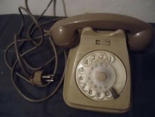 Telefono a ruota SIP anni 70 color avorio