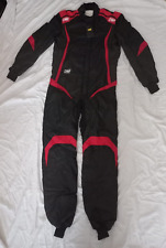 TUTA IGNIFUGA LEGGERA TOP NERO ROSSO OMP 52 ONE S1  OMOLOGAZIONE FIA SCADUTA