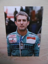 Quadro Ivan Capelli autografo