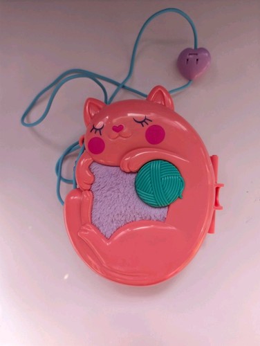 Polly pocket pink cat - pink,