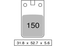 Coppia pastiglie freno