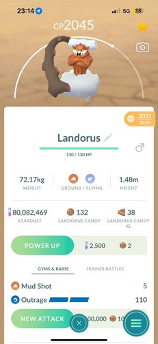 Landorus incarnate pogo - pogo, trade