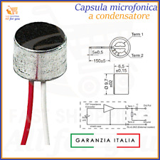 Capsula per x microfono dinamica microfonica capsule microfoniche a condensatore