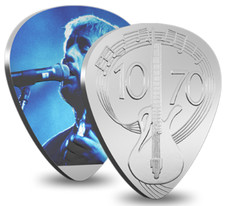 Pino Daniele - Medaglia Celebrativa in Argento a forma di Plettro DISPONIBILE!