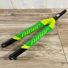 Niner RDO Forcella conica per ghiaia 15 mm x 100 mm verde e giallo 170 mm