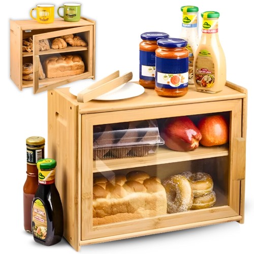 Contenitore per pane bambù - contenitore,