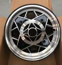 4 Cerchi in lega per FIAT 500 Epoca 12" modello 574 ET 25 4x190 Neri Diamantati