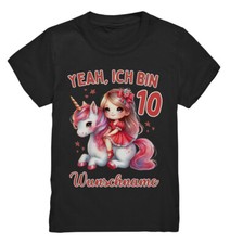 T-shirt 10 anni unicorno