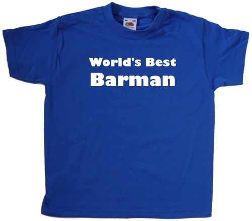 Shirt bambino miglior - miglior, barman
