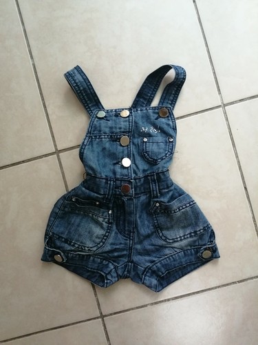 Salopette bambina jeans - salopette, in