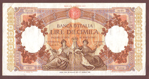 Italy 10000 lire 03 - 10000, 23.03.1961
