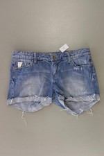 ⭐ Stradivarius shorts per le signore taglia 38, M blu di cotone ⭐