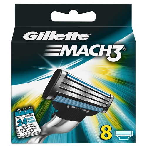 Gillette mach3 lamette 8 - mach3,