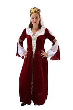 Lussuoso Donna Costume Regina Principessa Nobile Dama Nobile Medioevo 40/M