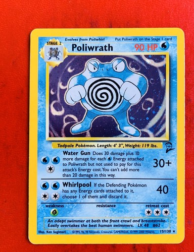 Lotto carte pokemon poliwrath - lotto,